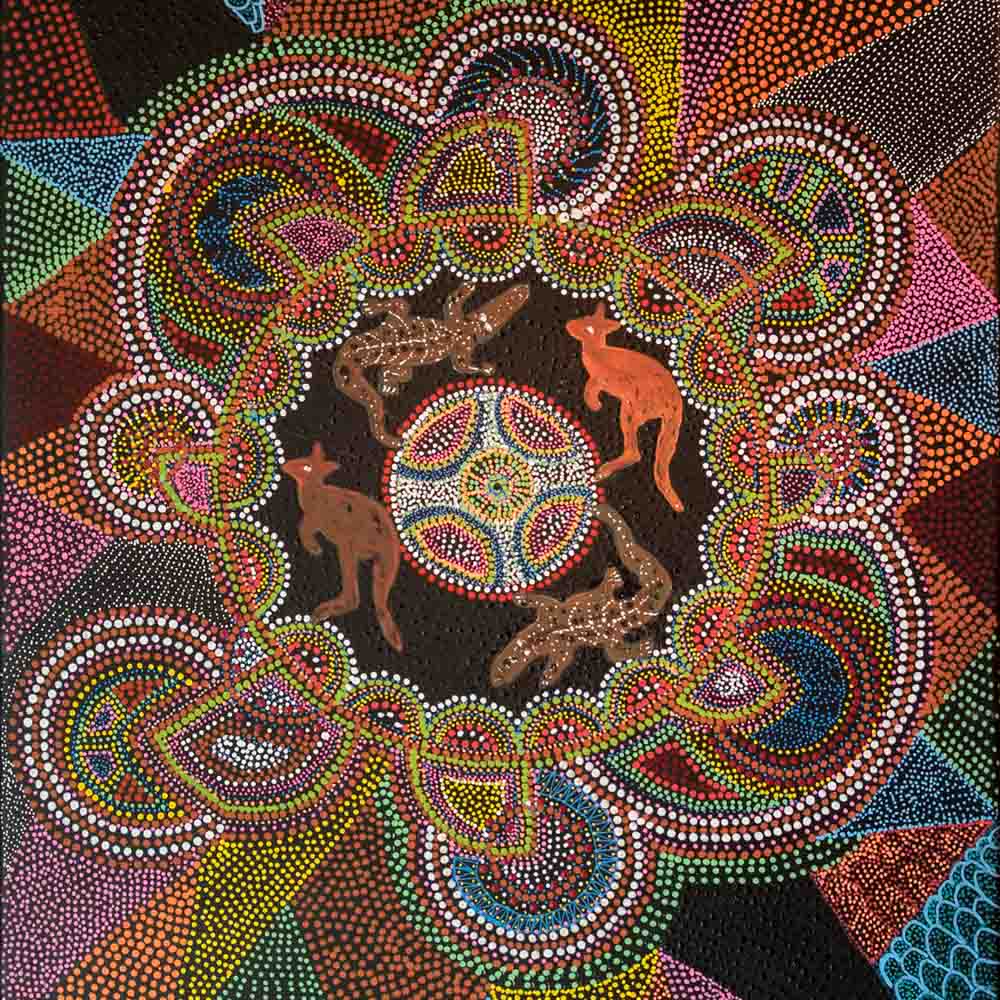 Gemälde Mandala Aussie-Art