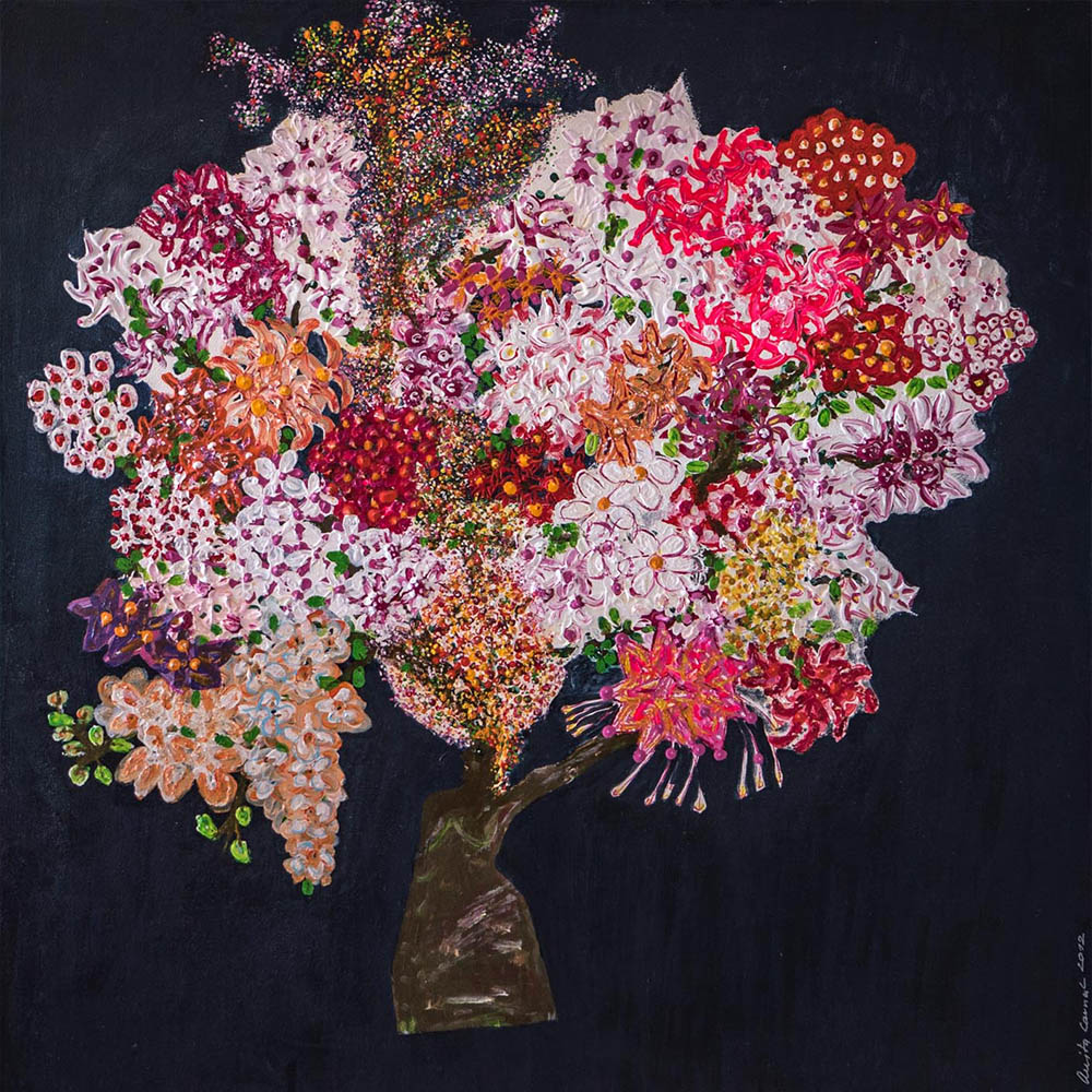 Gemälde Thailändische Blumen